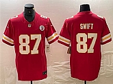 Men's Kansas City Chiefs #87 Taylor Swift Red F.U.S.E. Vapor Untouchable Limited Jersey